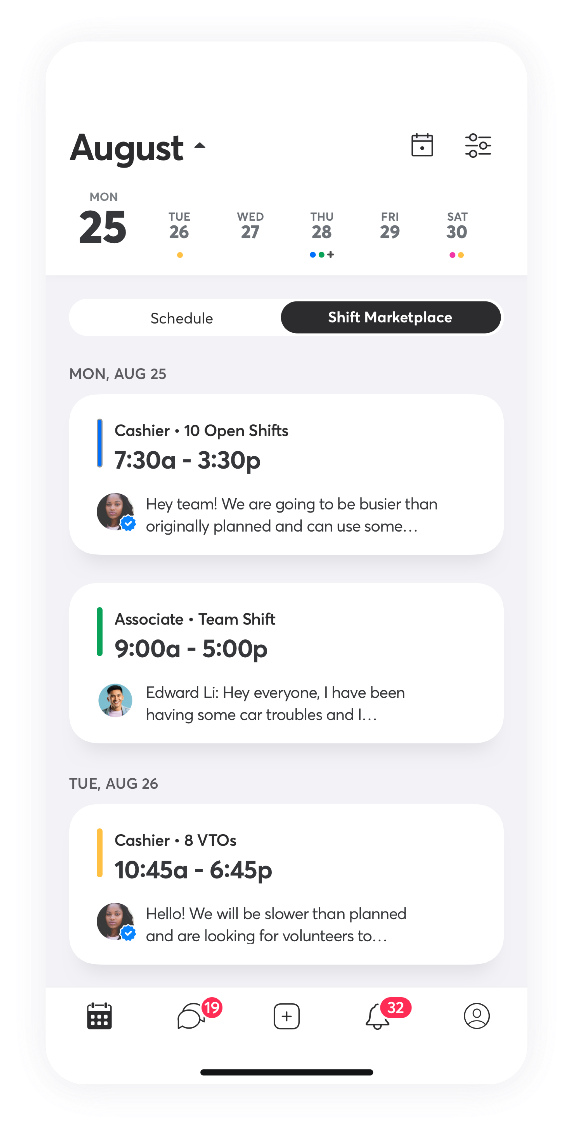 Applying to Cover Team Shifts Shyft User Resources