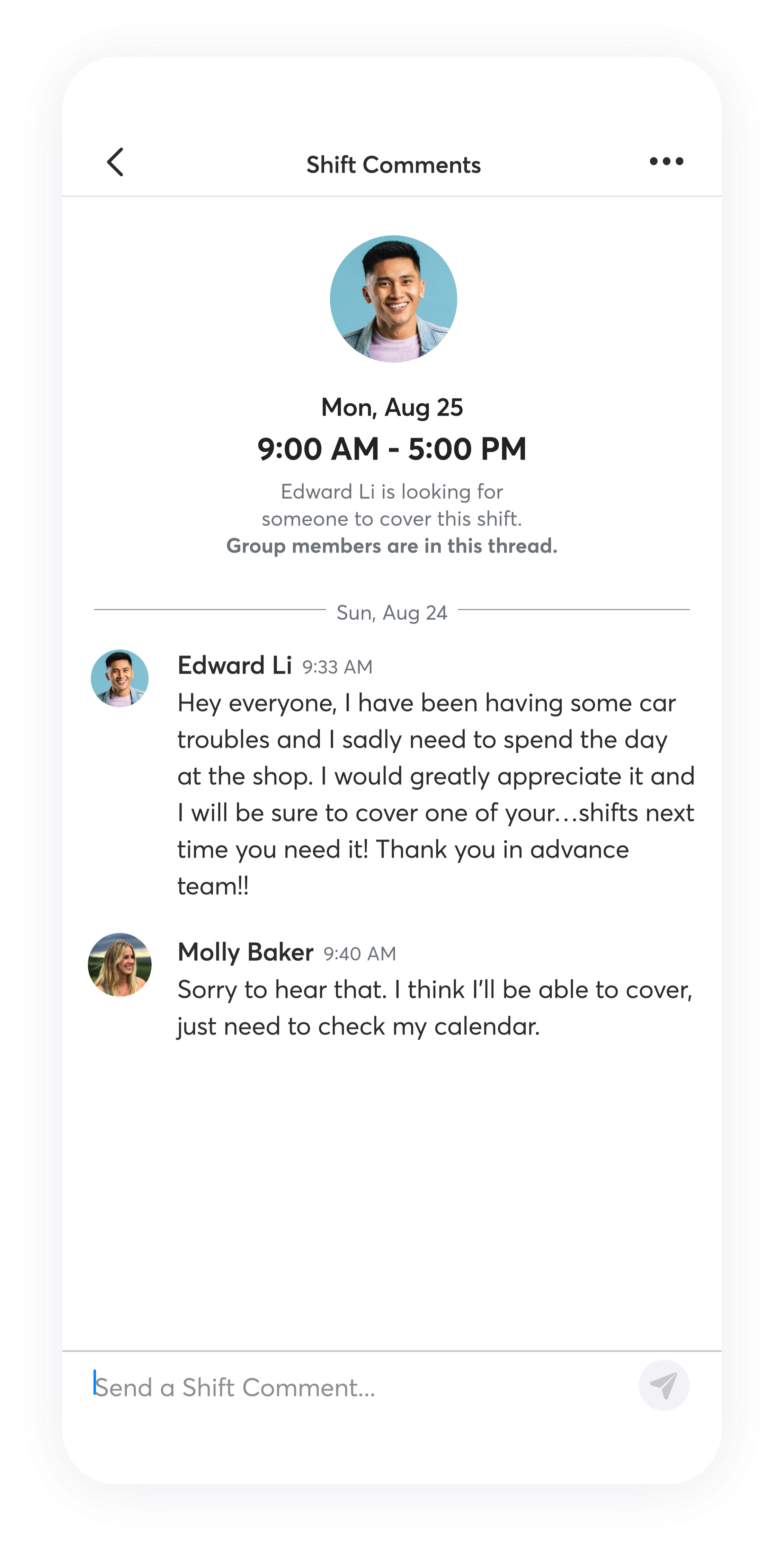 Applying to Cover Team Shifts Shyft User Resources