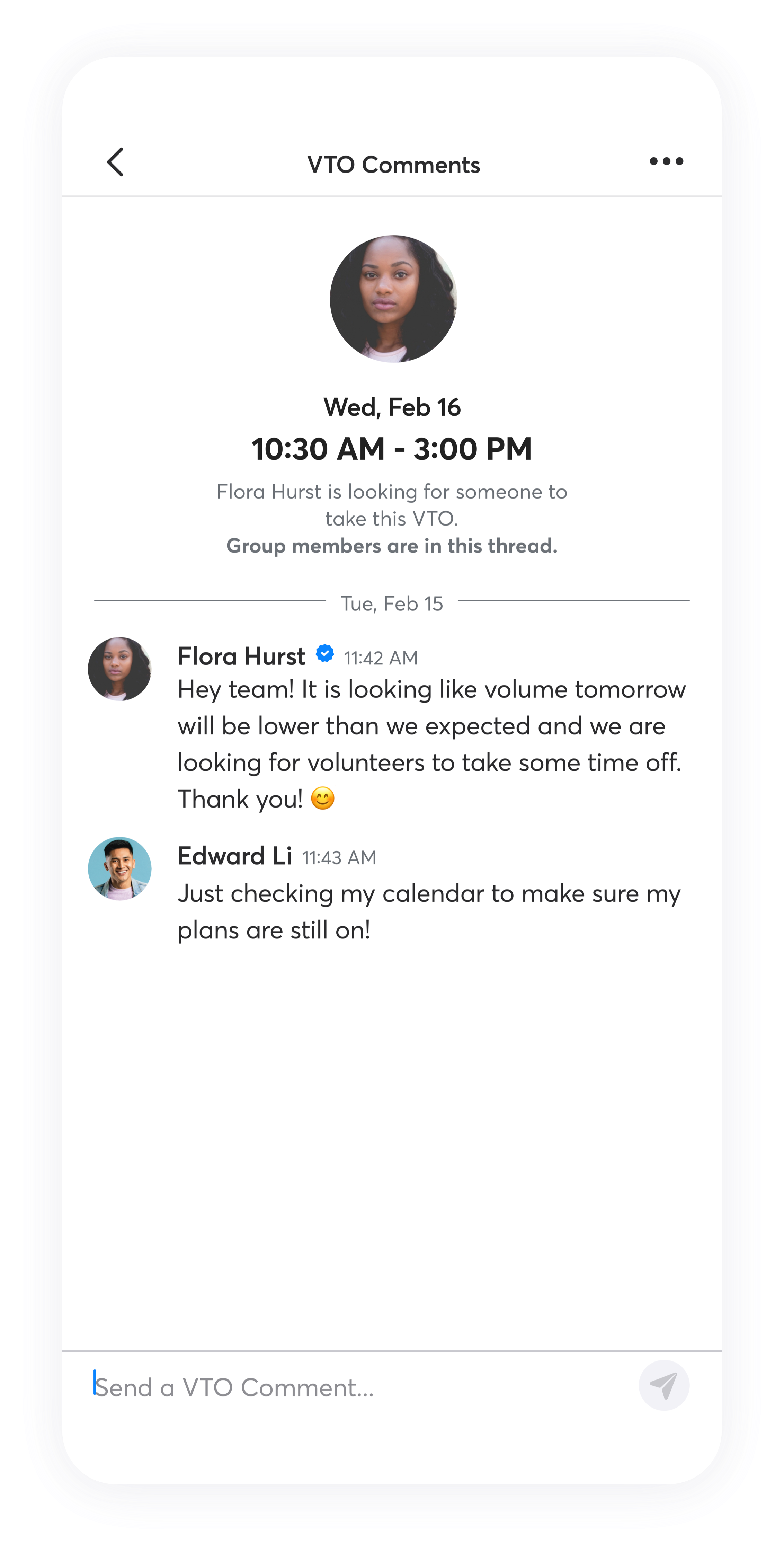 Applying to Take VTO Shyft User Resources